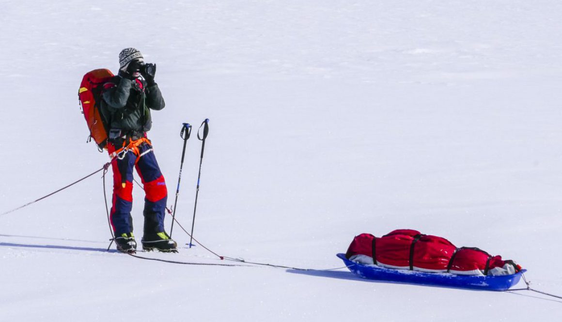 Me at work in Antarctica