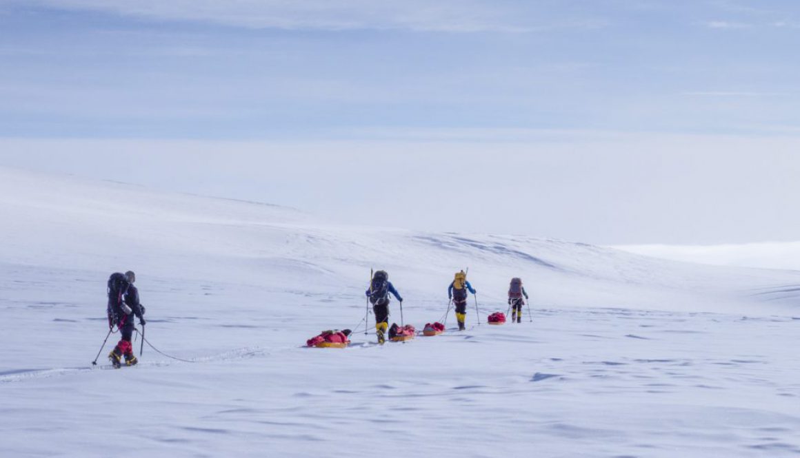 Descending to basecamp