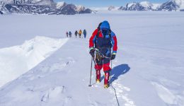 Antarctic mountaineering