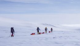 Descending to basecamp