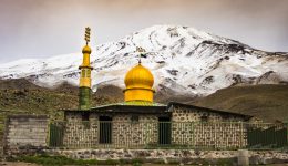 Moschee am Damavand Vulkan