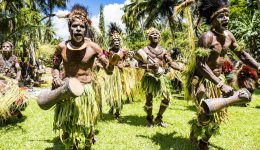 Sing Sing Festival am Sepik Fluss