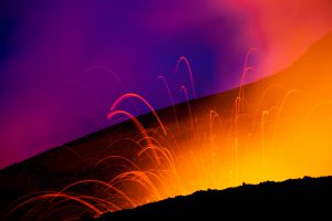 Strombolian eruption at Tolbachik volcano