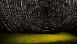 Nachts in der Karakum Wüste, Turkmenistan