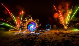 Lightpainting mit Feuerwerk (by ZOLAQ)