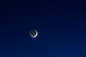 Erdschein und Formel Belichtungszeit Mond