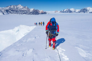 Bergsteigen in der Antarktis