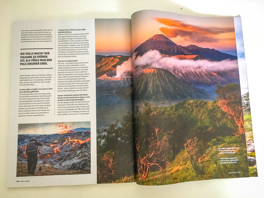 Vulkanisches Interview mit dem Outdoor Magazin