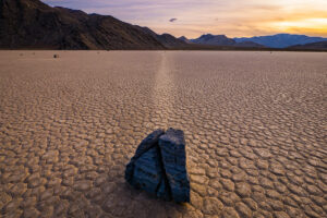 Racetrack, Death Valley zum Sonnenaufgang