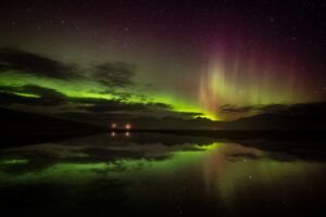 Polarlicht, Nordlicht, Aurora nahe Skaftafell