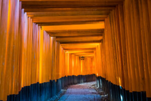 Fushimi  Inari-Taisha Schrein in Kyoto