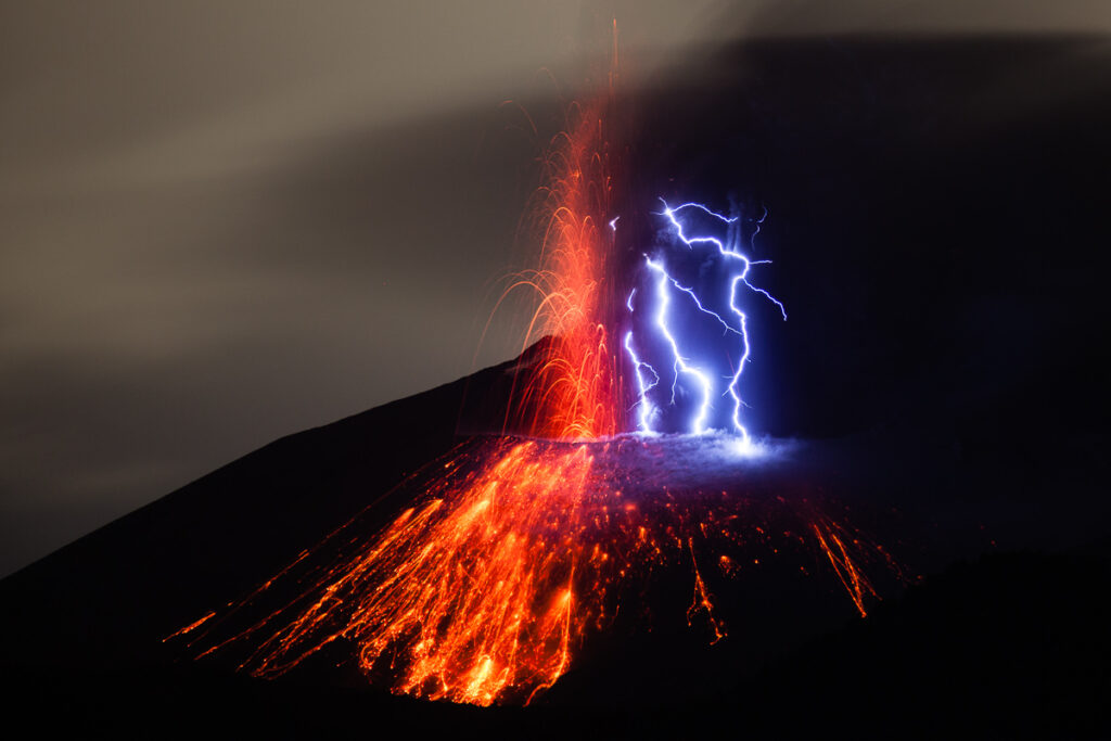 Sakurajima - Schmutziges Gewitter