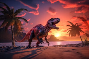 adrianrohnfelder_tyrannosaurus_rex_stands_on_a_tropical_beach_w_94c44aa6-84ad-490b-be99-c582f4a4094a
